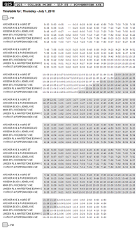 MTA NYC Transit - Q25 College Point schedule